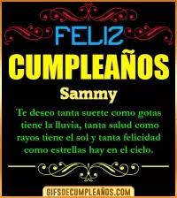 GIF Frases de Cumpleaños Sammy